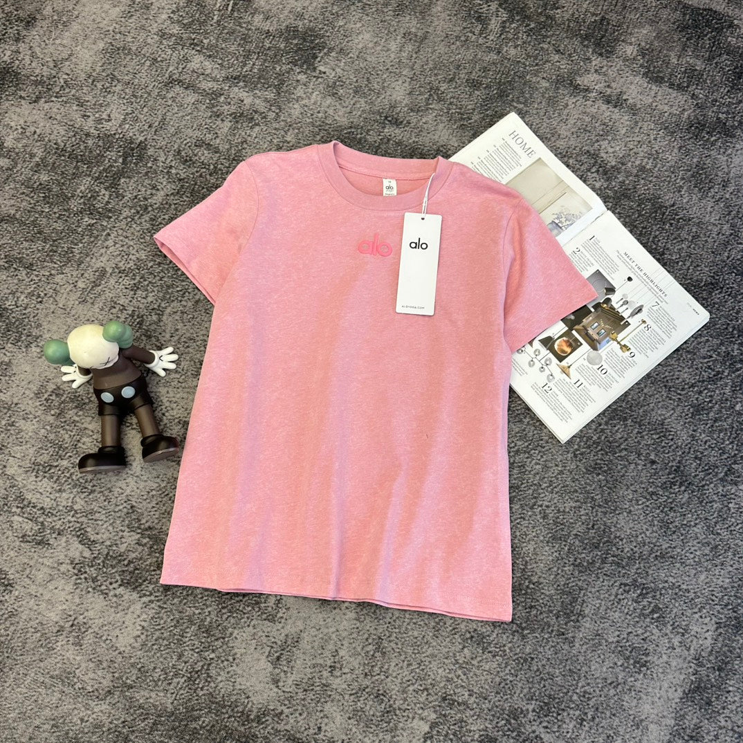 Alo SS26 Yoga Logo T-shirt Cotton 350617