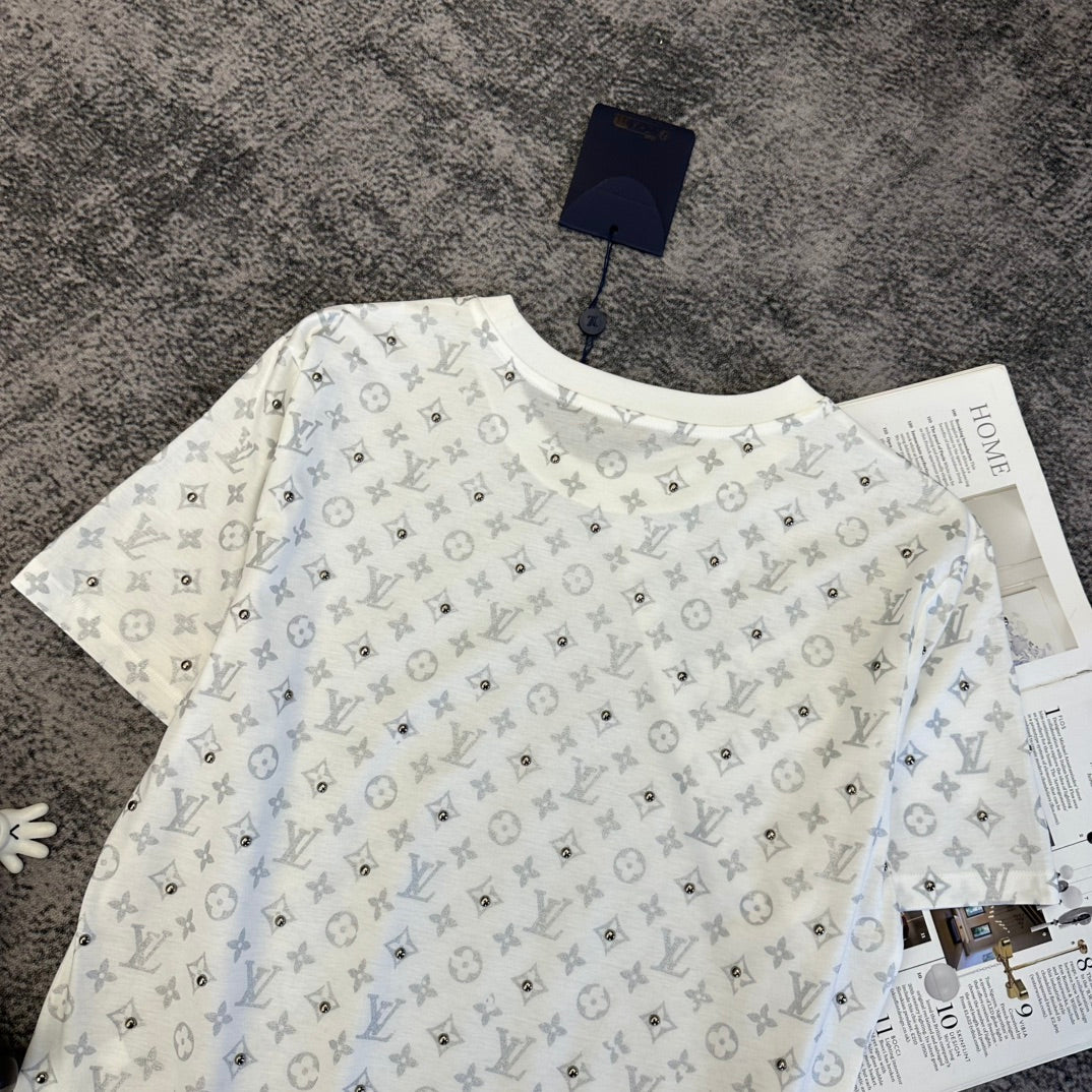 GG SS26 Washed Monogram T-shirt Cotton 350656