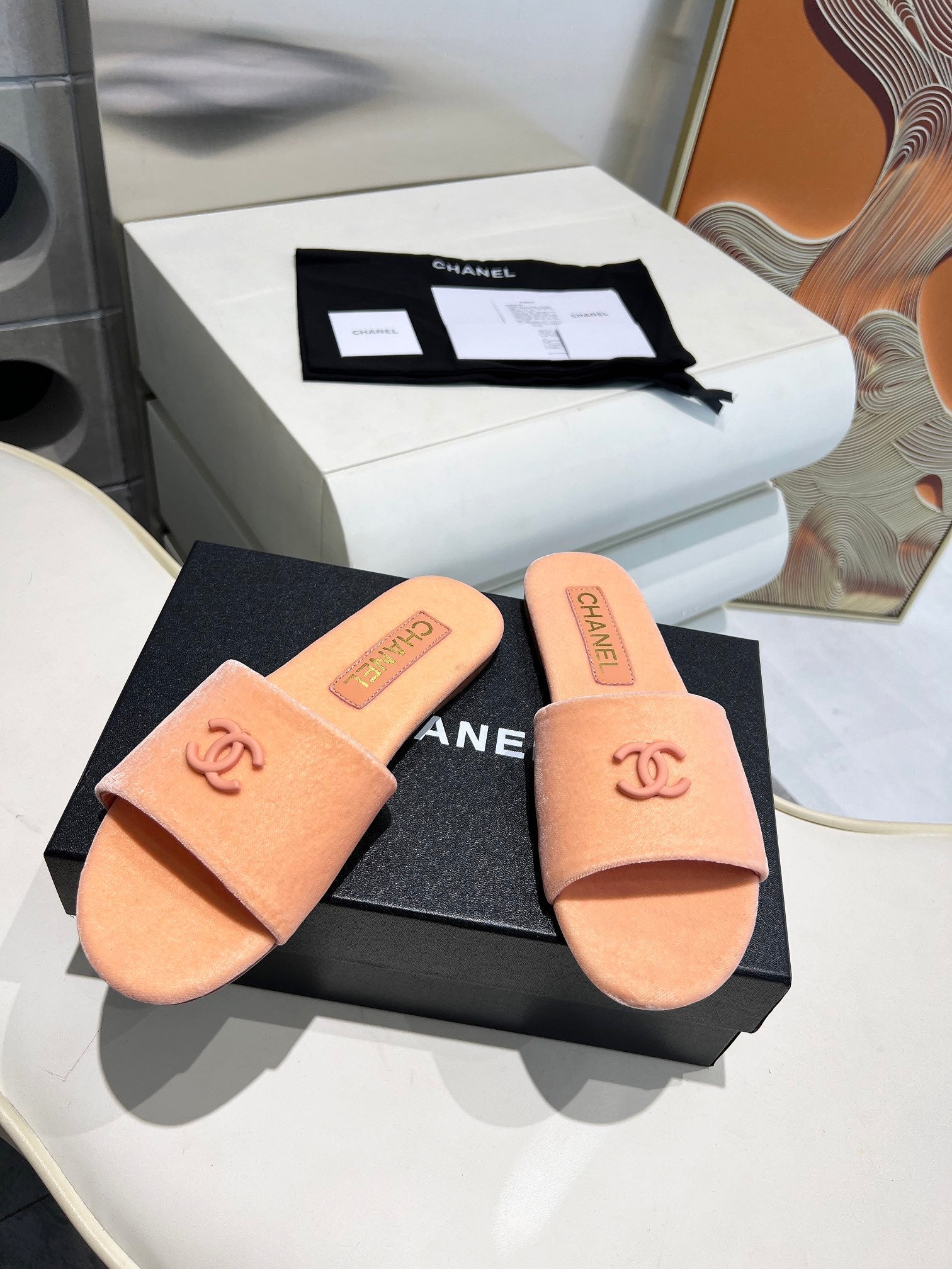 CC 26s Slide Light Pink Velvet 684907