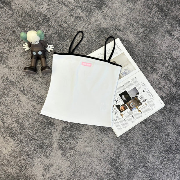 Miumiu 2026 Vest White Black Yellow Pink Blue Cotton 359310