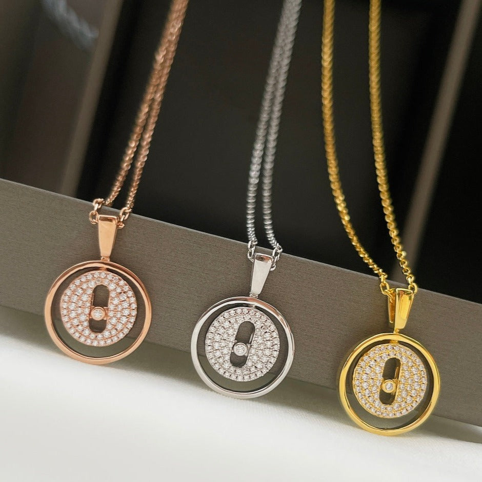 Messika Lucky Move PM Paved Necklace