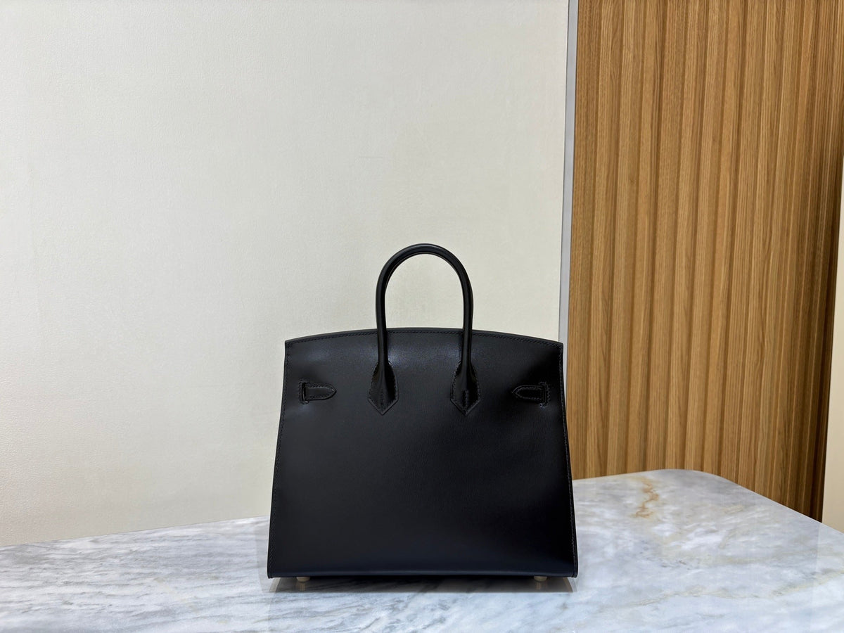 High-end Hermes 2026 Birkin 25cm Black Box Calf Leather