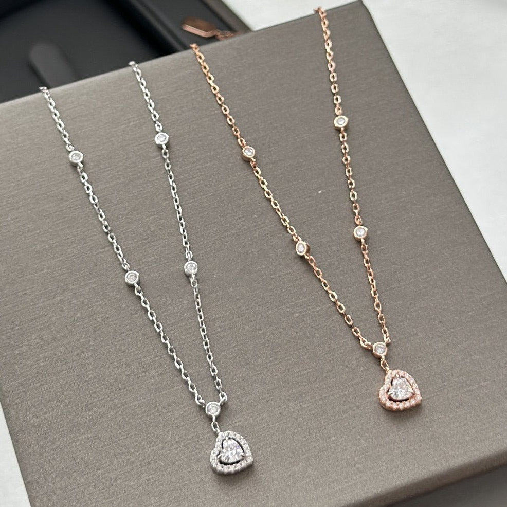 Messika Joy Heart Diamond Necklace