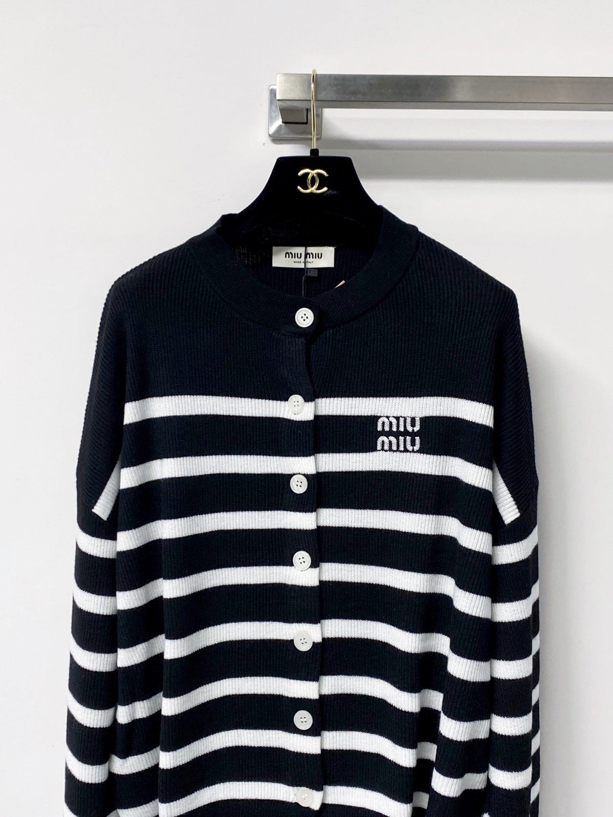 Miu Miu 26s Knit Cardigan & Mini Skirt Set 1426
