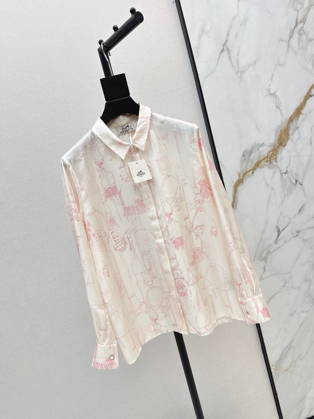 Hermes 26s Printed Silk Set 775