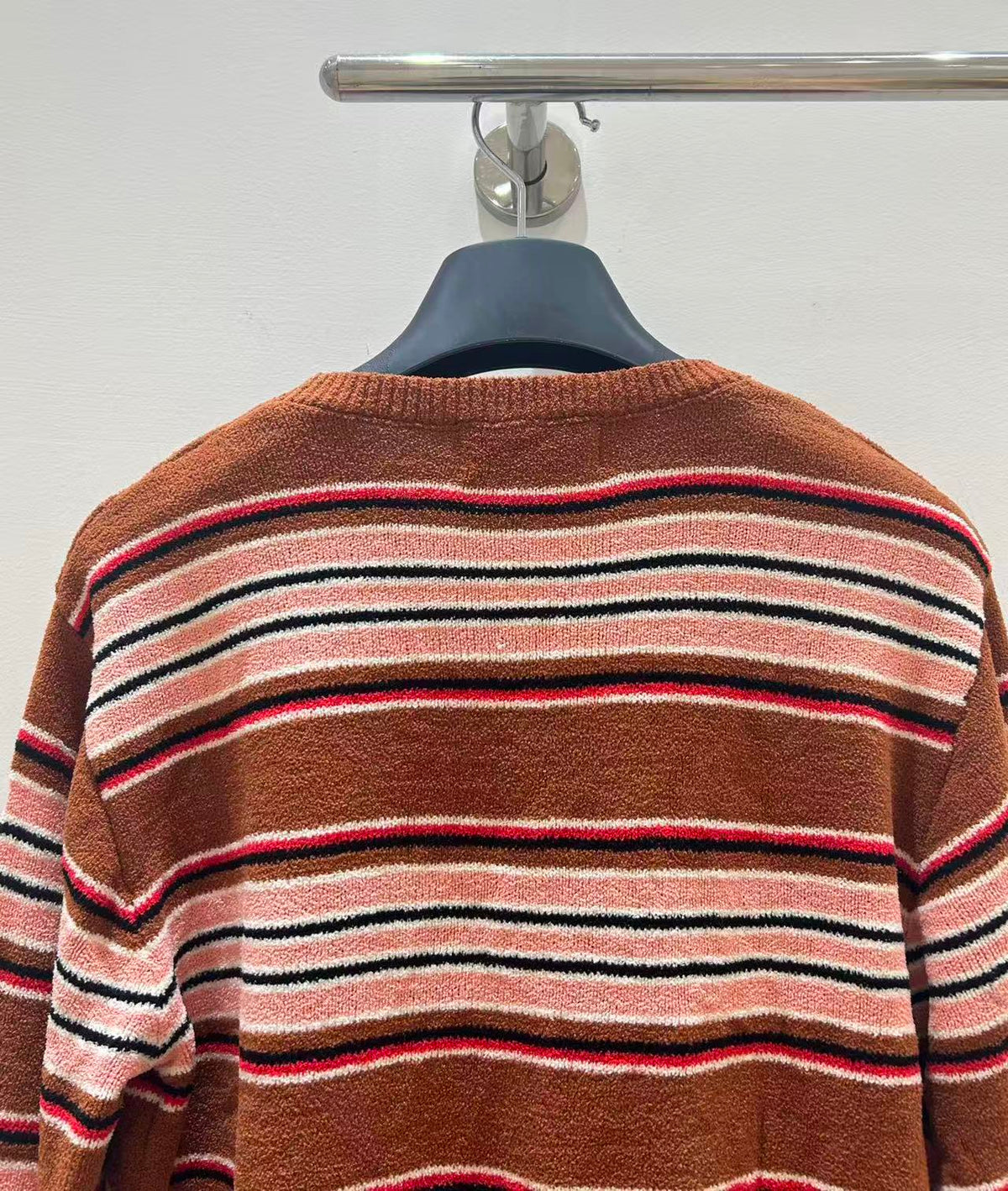 Miu Striped Knit Top Multicolor Wool