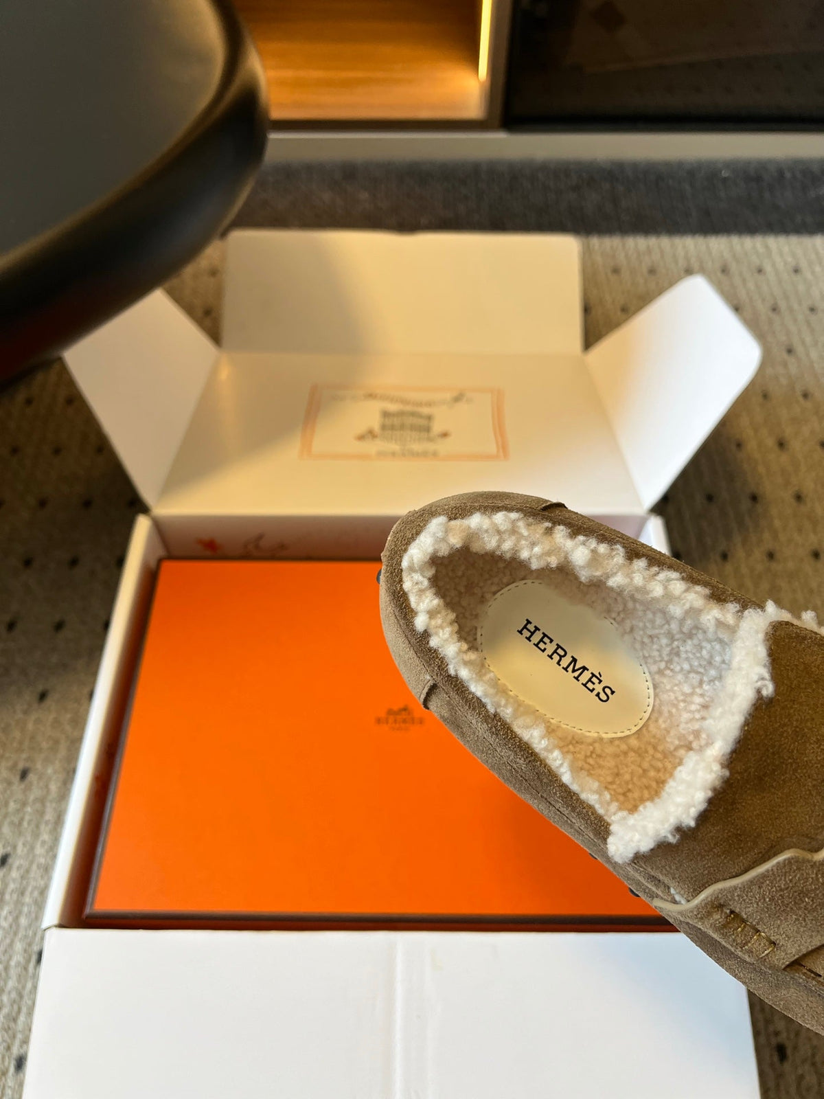 HM 26S Destin Loafers Greyish Beige Suede