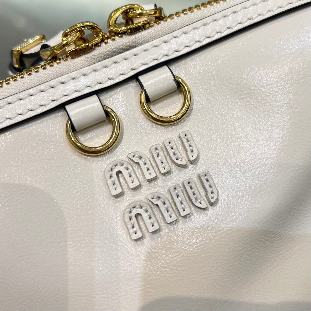 MiuMiu 2026 Caprice Clutch Bag 24cm Leather