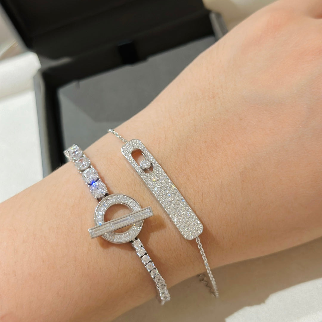 Messika Move Classique Diamond Paved Bracelet