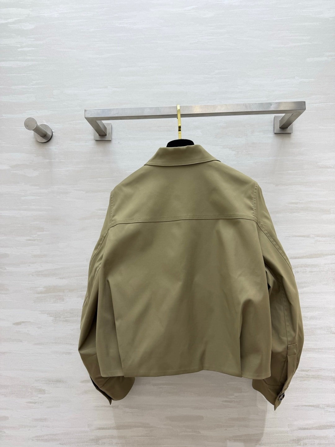 LW 26S Cropped Jacket Tonal Embroidery Anagram 435258