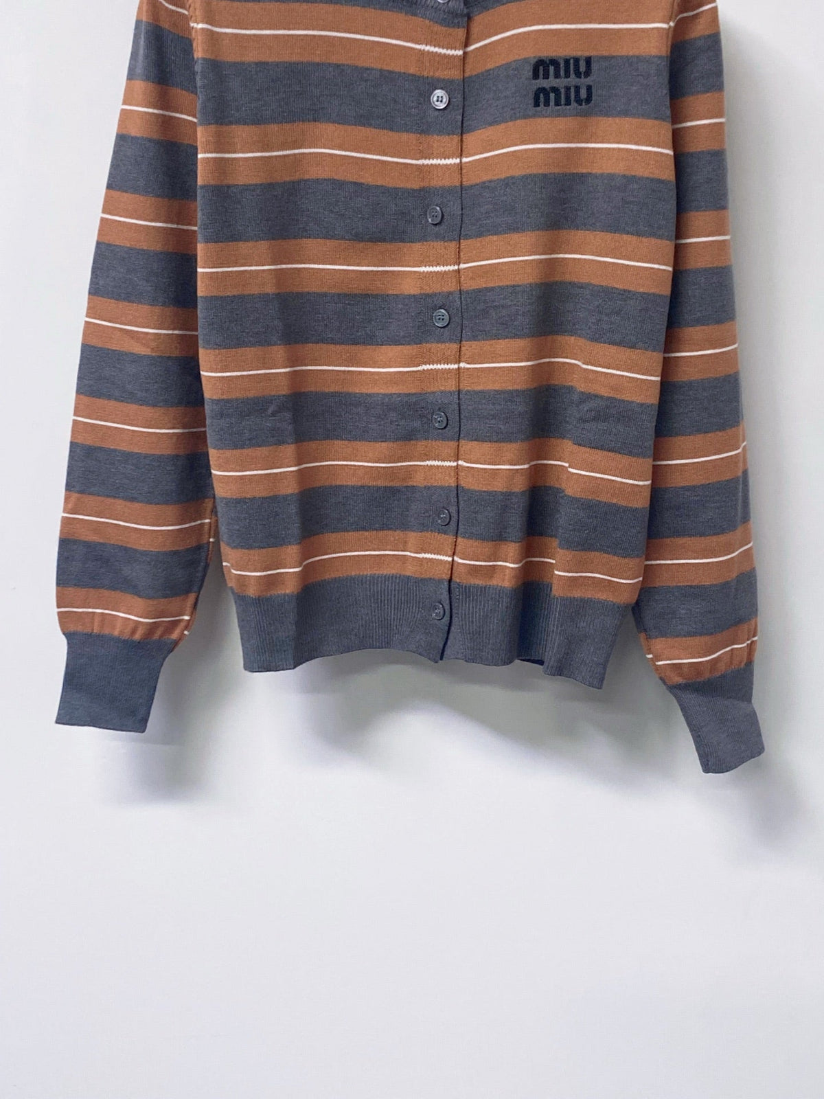 Miu Miu 26s Knit Cardigan And Mini Skirt Set 1441
