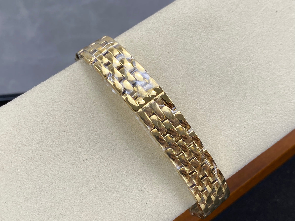 Cartier Panthère 37mm White Diamond Dial Gold Diamond Bezel