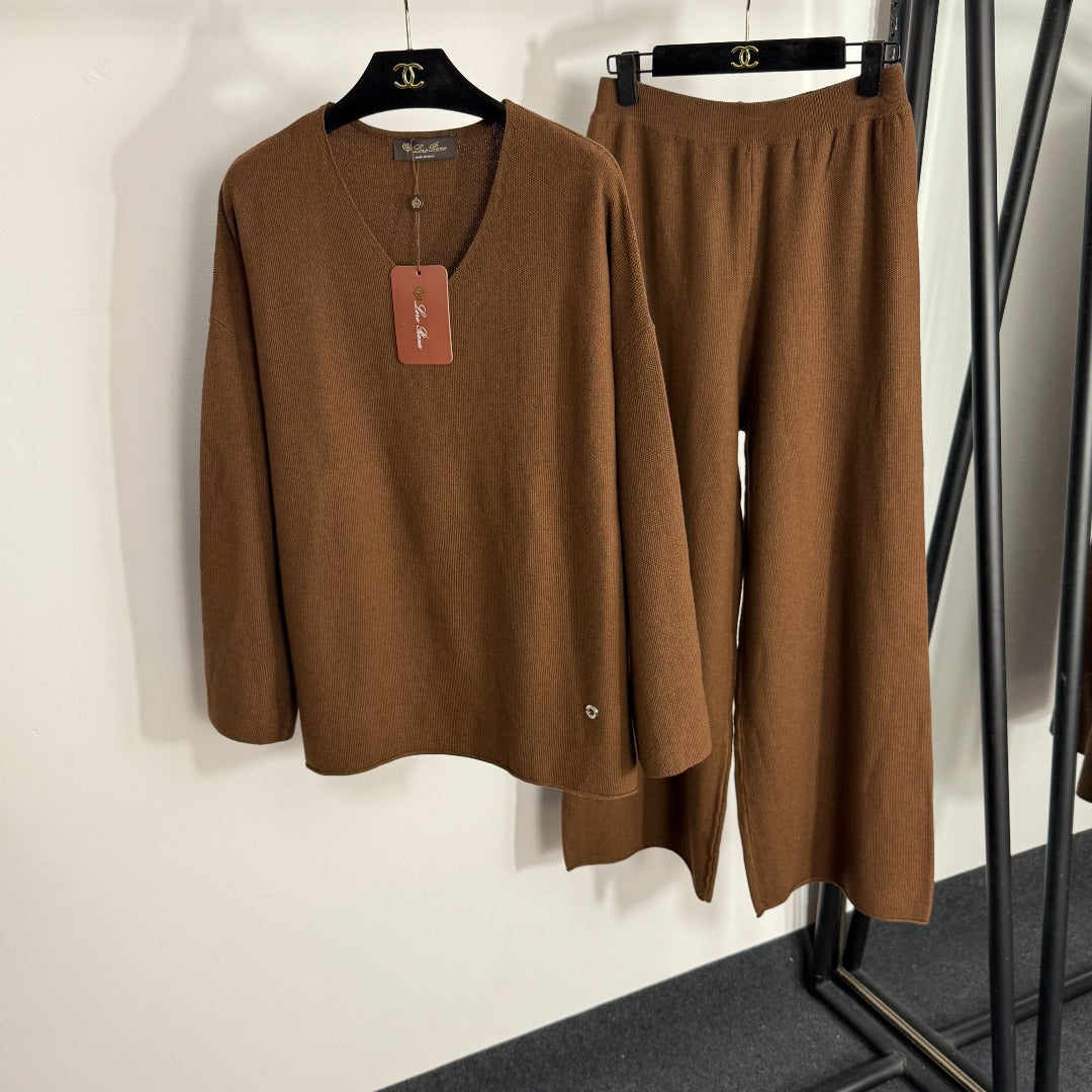 LP 26s V-neck Knit Pants Set 961