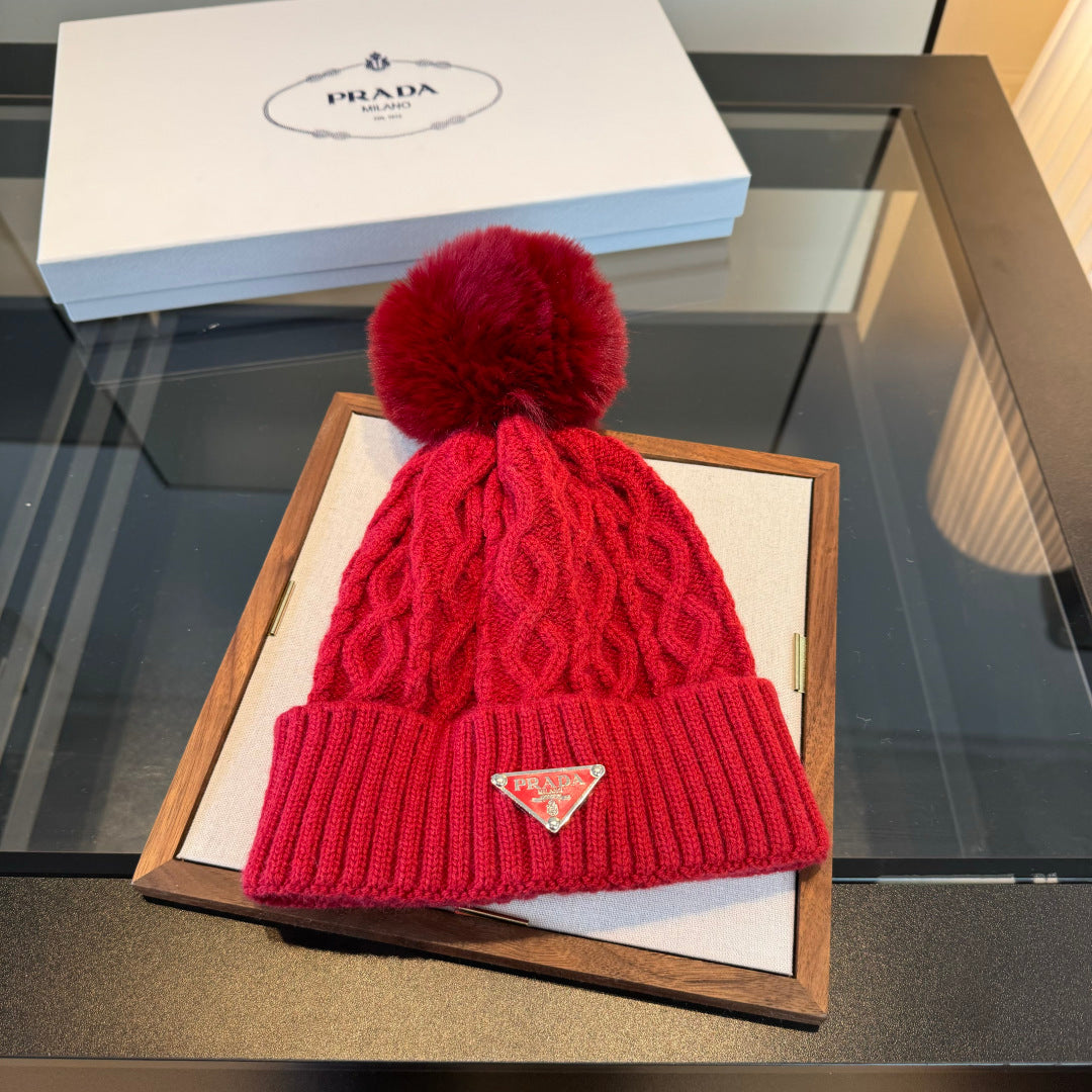 Prada Knitted Beanie 477680