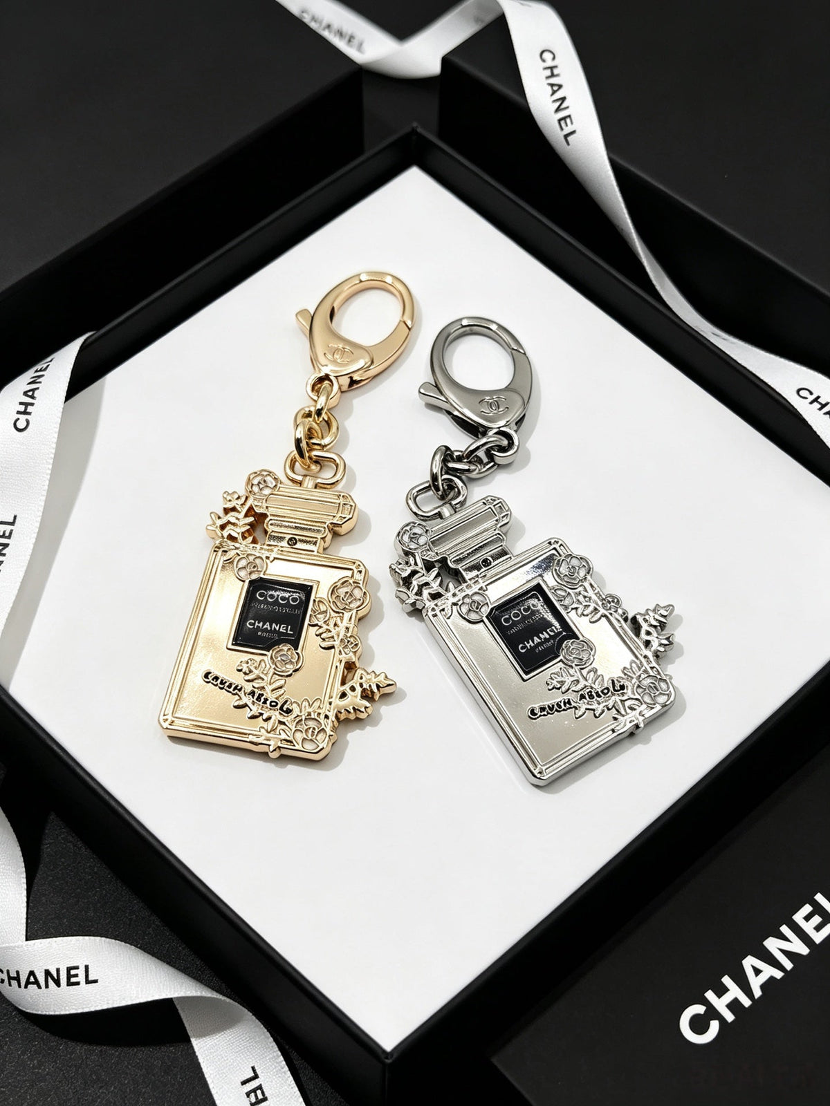 Chanel Perfume Bottle-shaped Charm