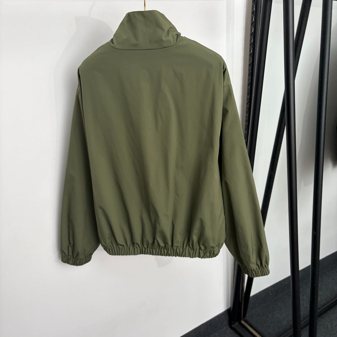 Loro Piana 26S Zip-Up Jacket & Wide-Leg Pants Set 866