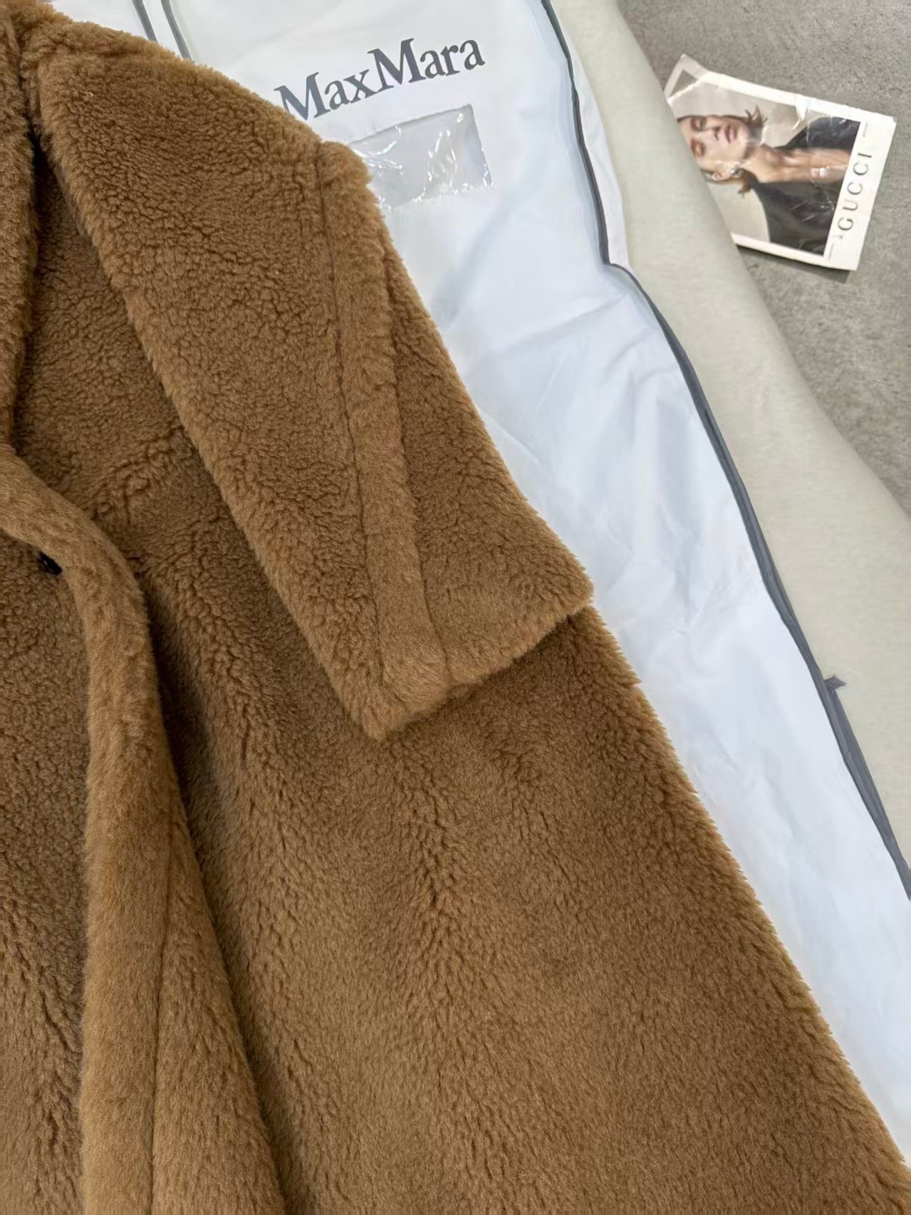 Max Mara Teddy Bear Icon Coat Brown