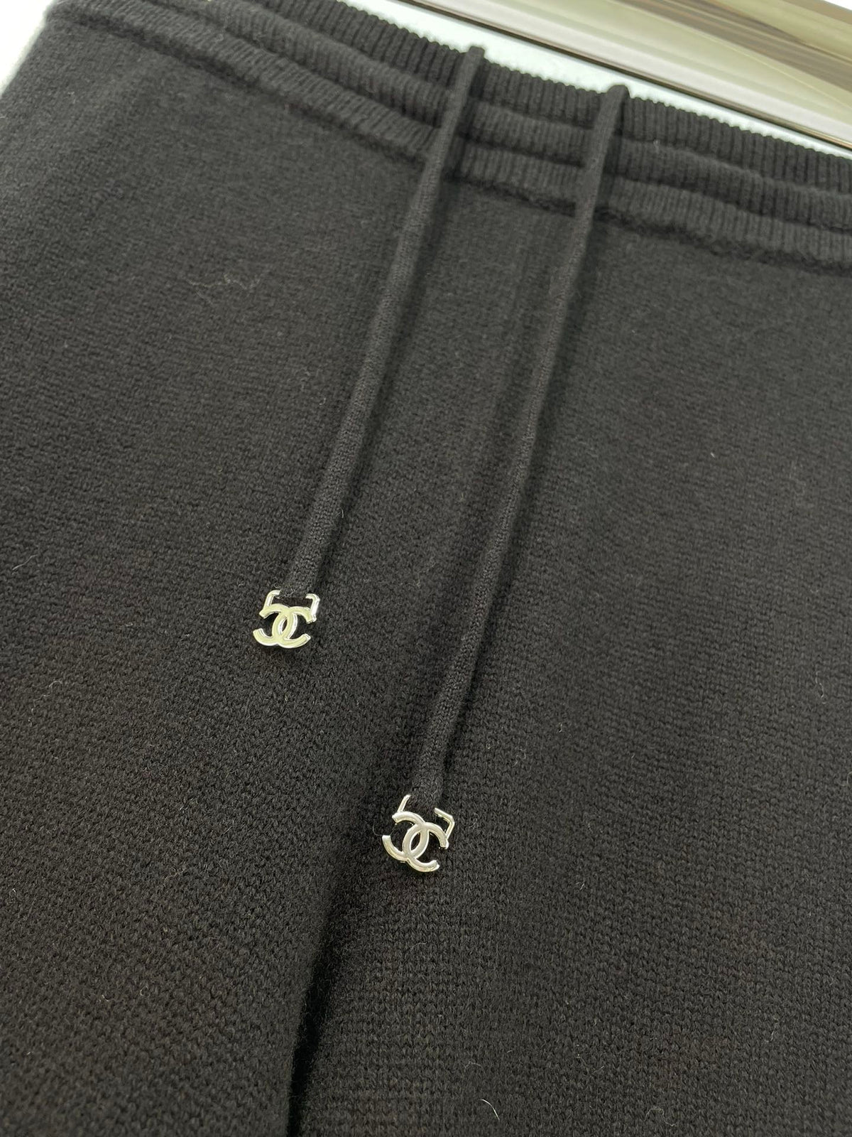 Chanel 26S Wide-Leg Knit Pants 1736