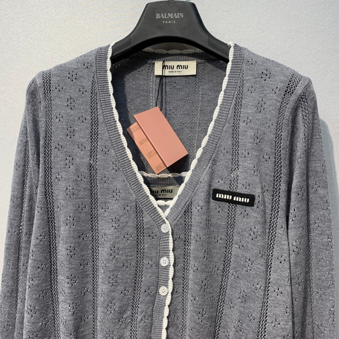 Miumiu 2026 Set Cardigan Knit 421145