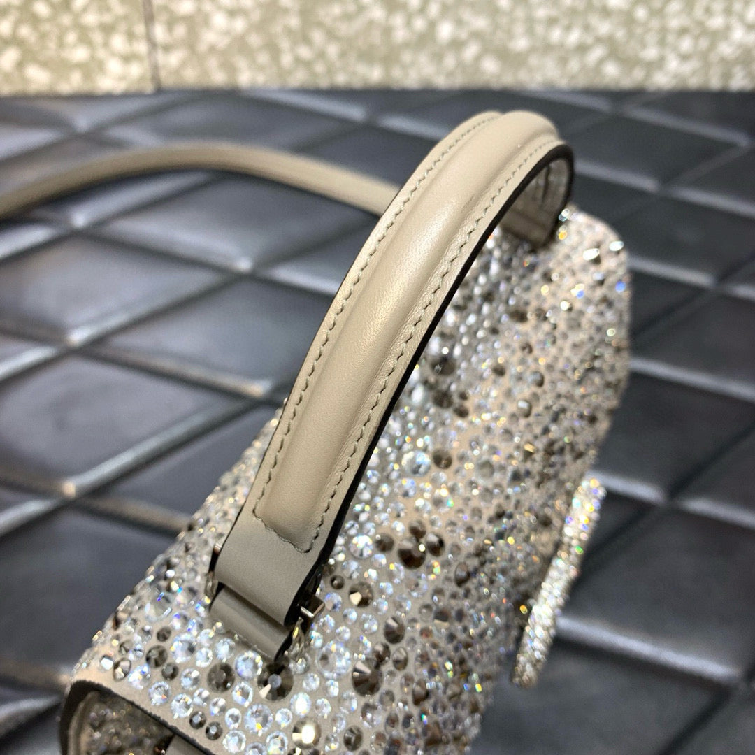 MINI VSLING HANDBAG WITH SPARKLING EMBROIDERY