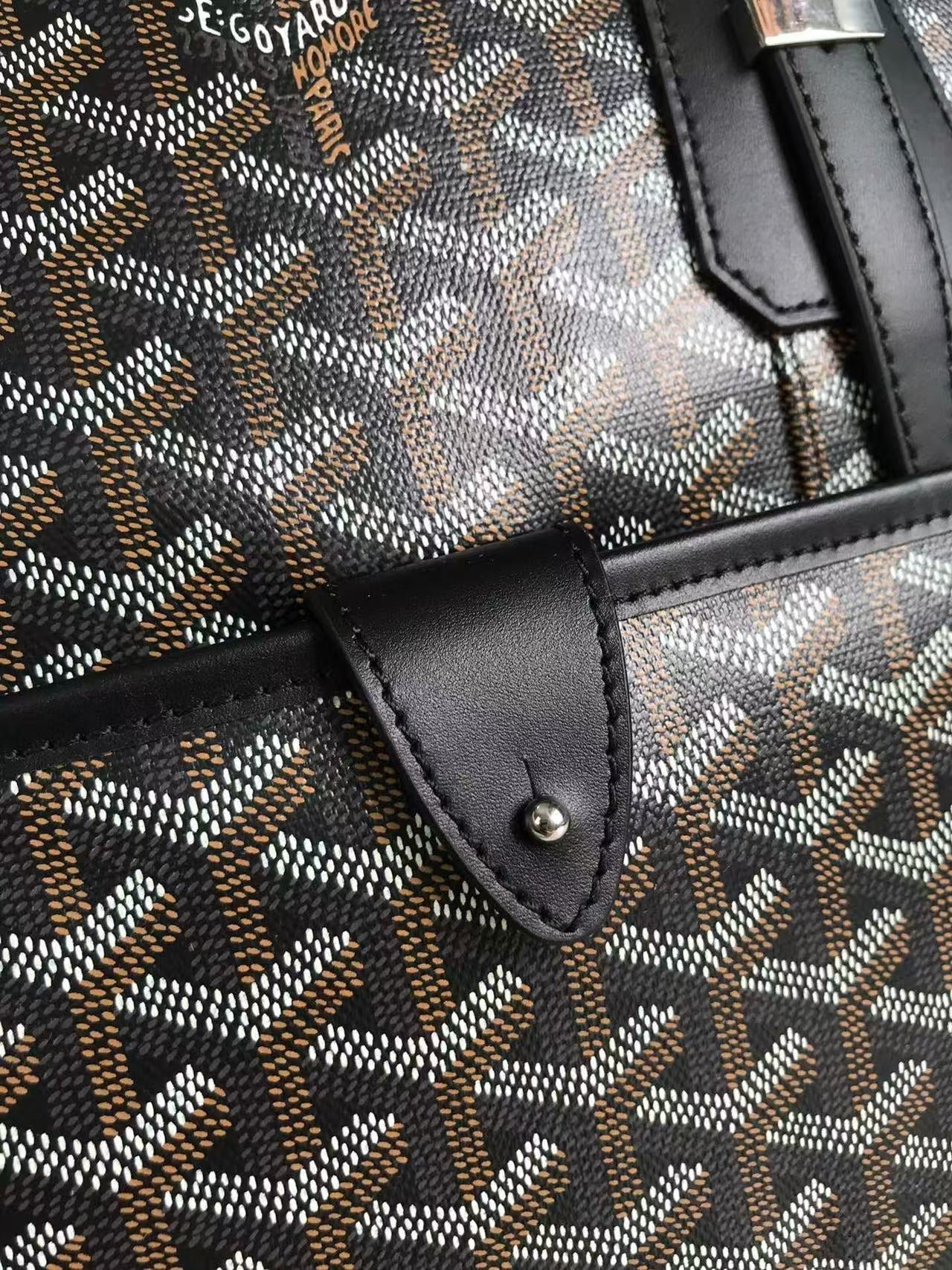 Goya Black Diplomat Briefcase Business Handbag