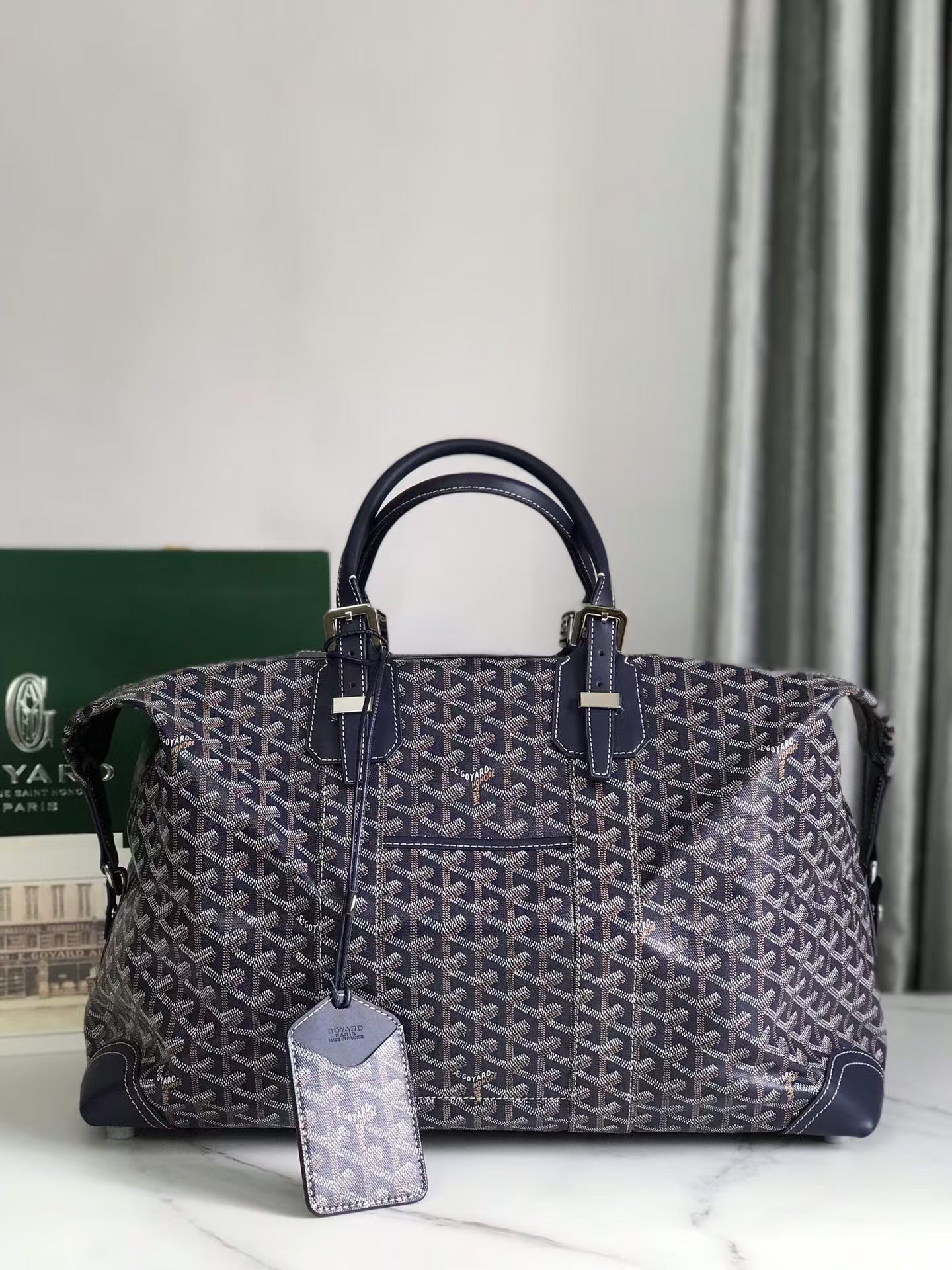 Goya Navy Blue Boeing 45 Travel Bag