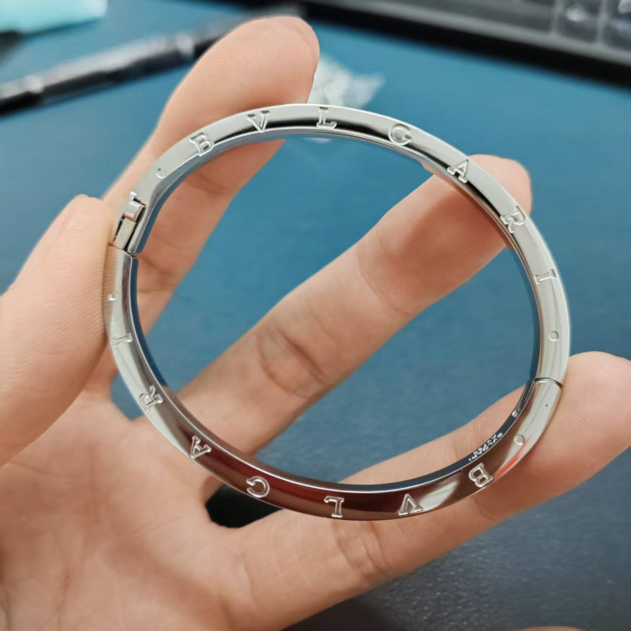 Bvlgari White Gold Bracelet