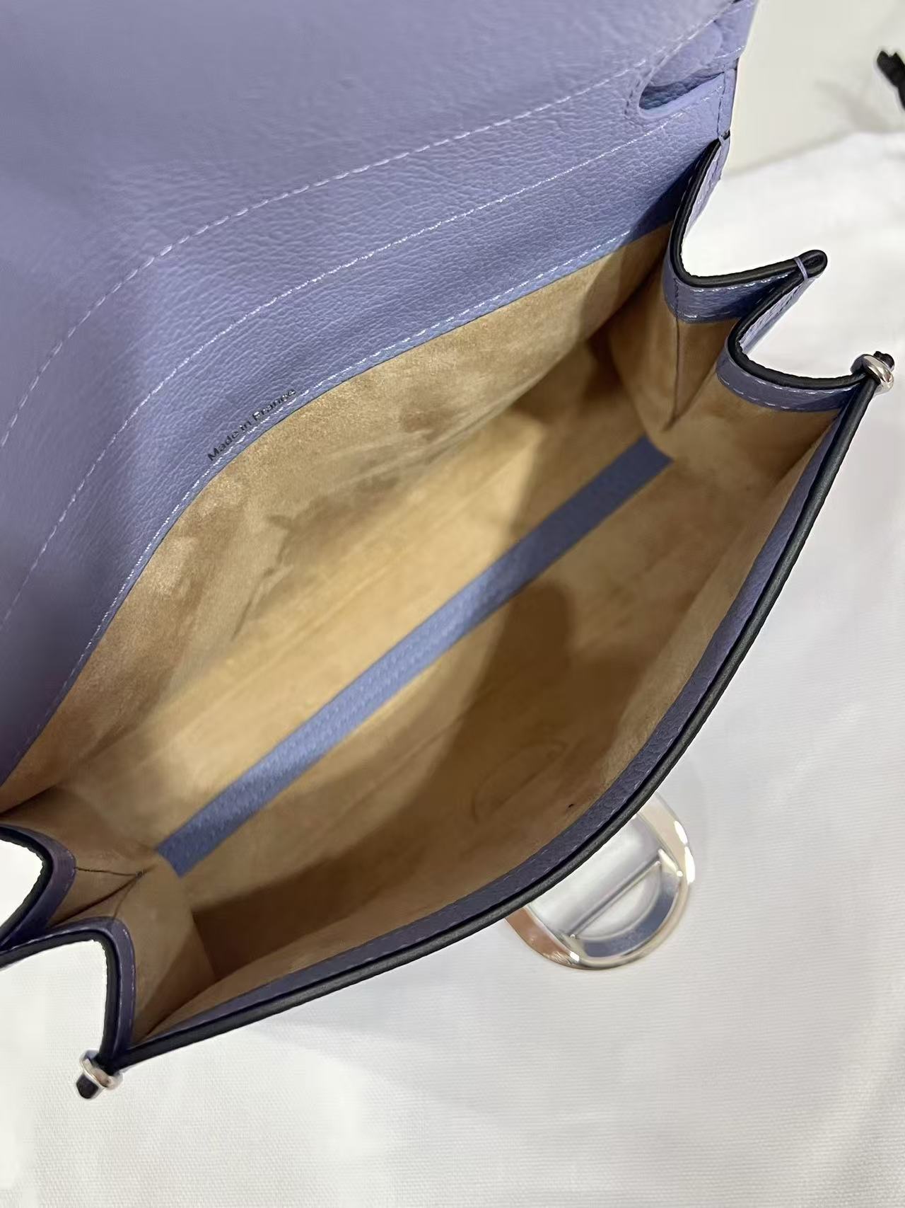 Delvaux Brillant Mini Bag 23cm Lavender in Cowhide