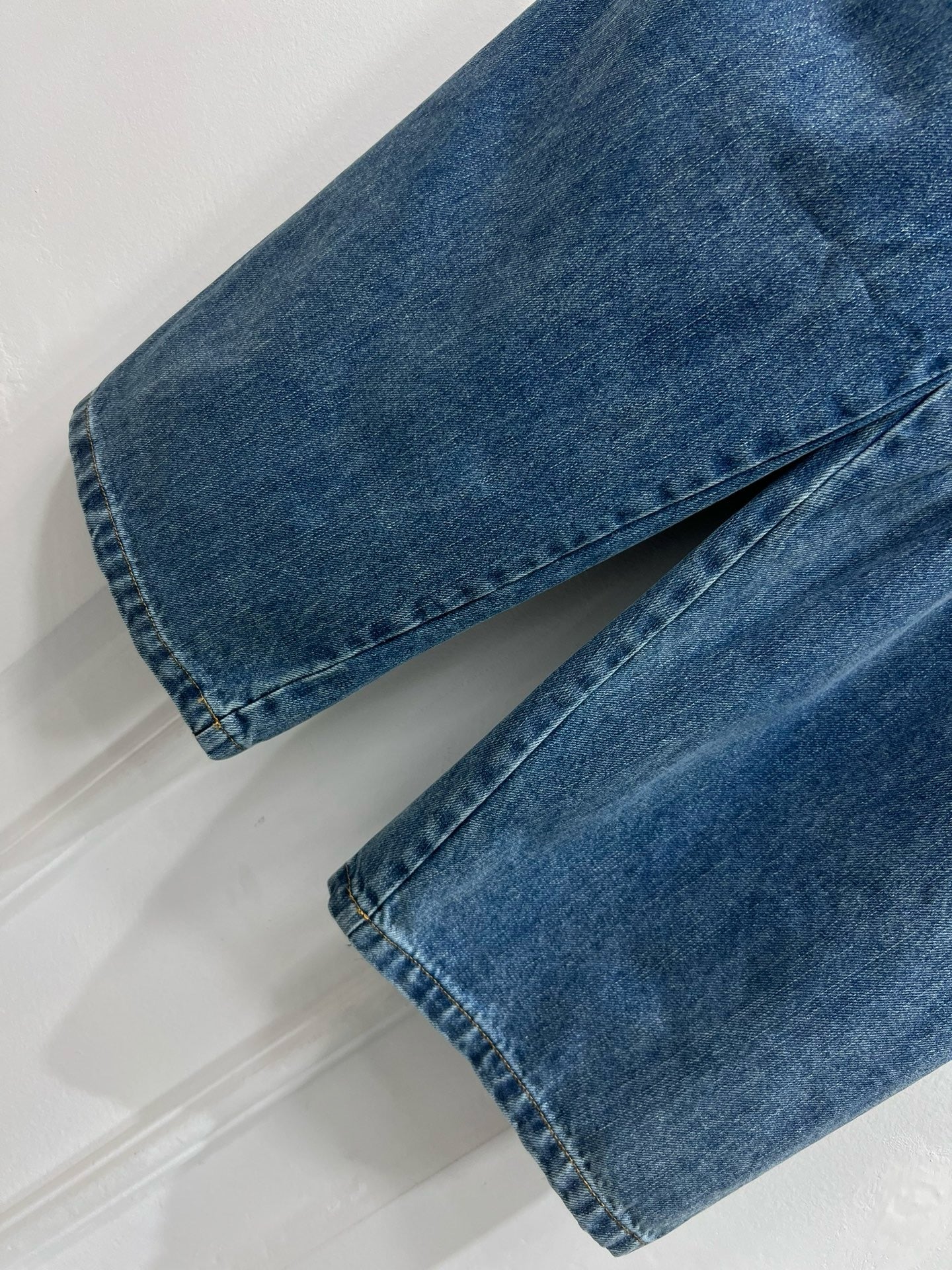 Loewe Draped Jeans Blue Denim