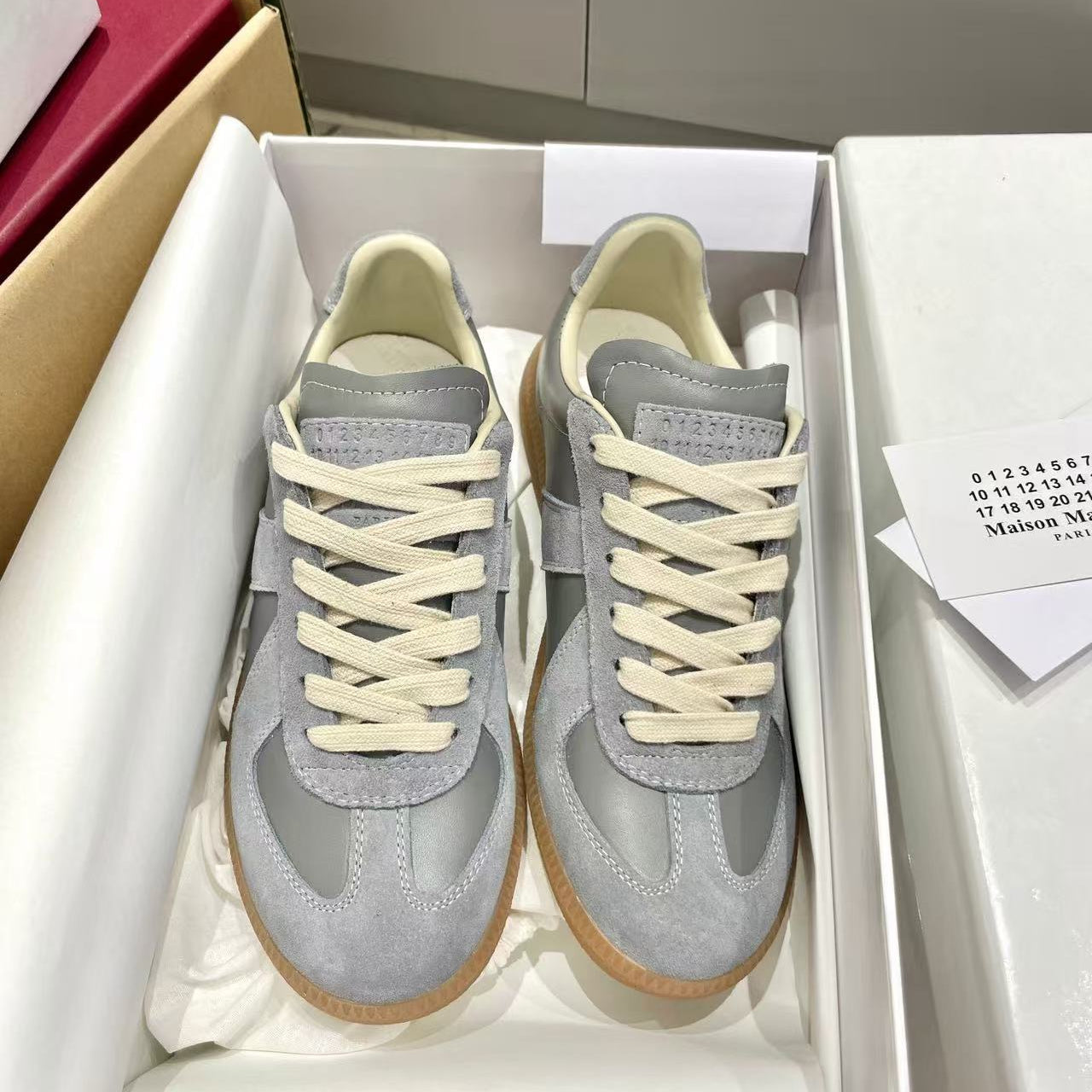 Maison Margiela Sneaker Grey Suede Leather