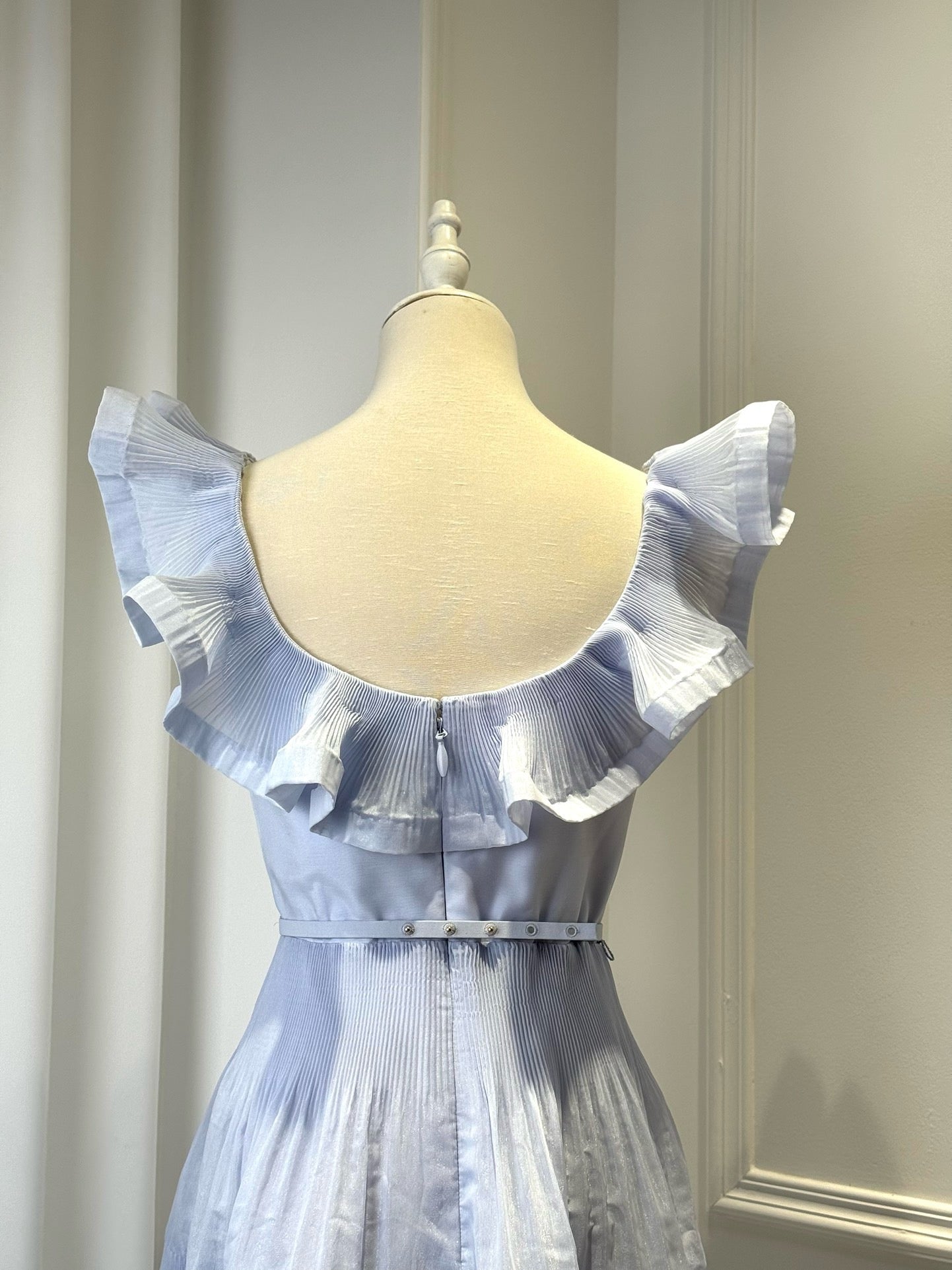 Zimmermann Pleated Frill Mini Dress