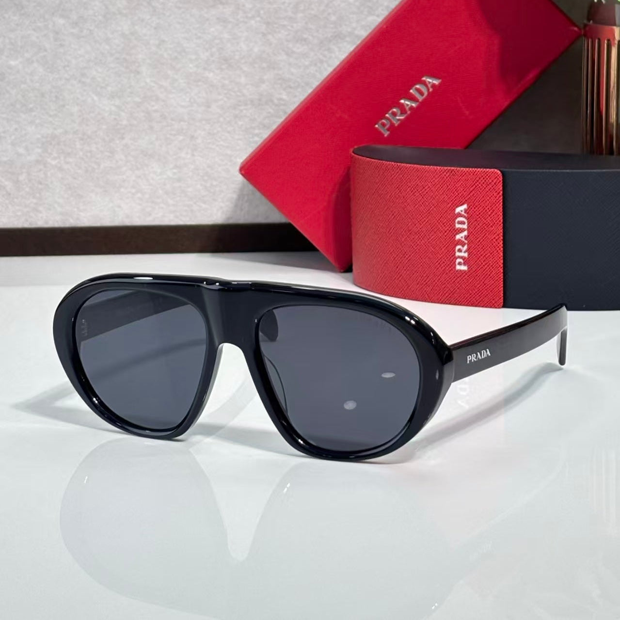 Prada SPRC05 Wrap-Frame Sunglasses