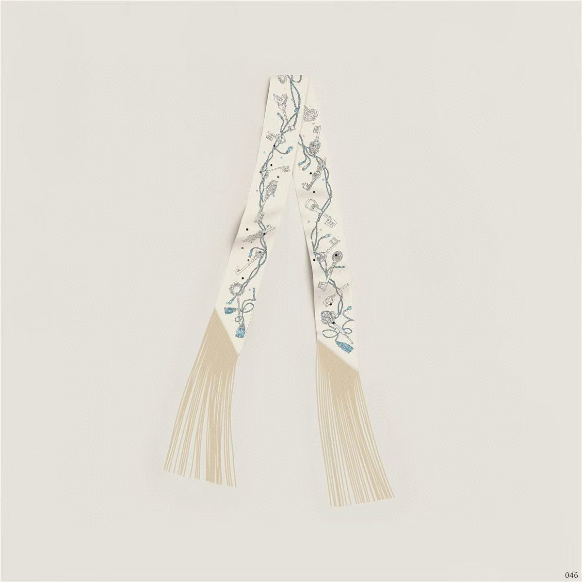 HM 26s Ex-Libris Twilly Scarf  5 x 86 cm
