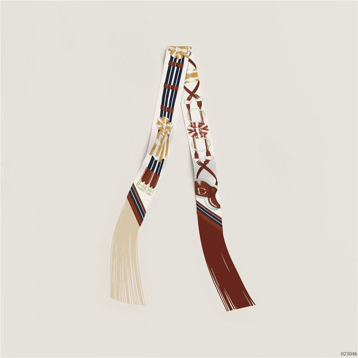 HM 26s Ex-Libris Twilly Scarf  5 x 86 cm
