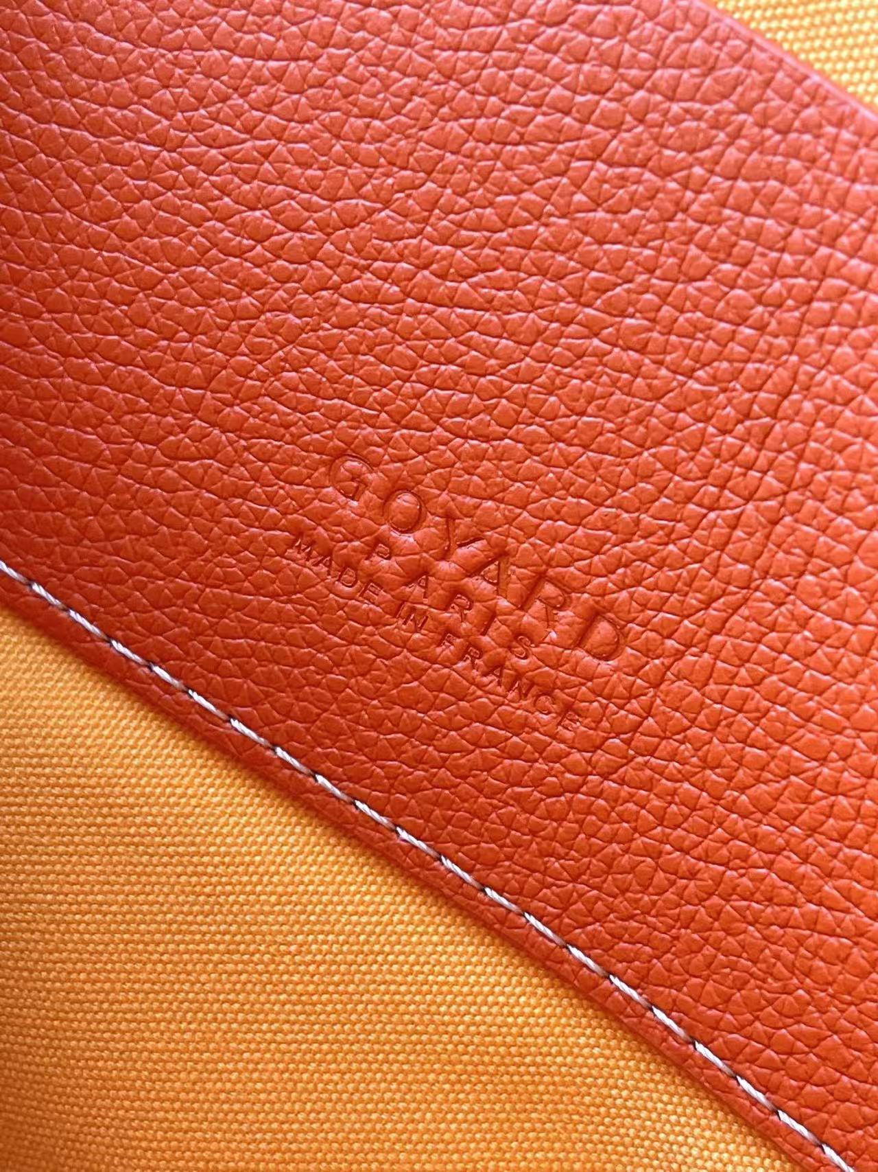BV 26s  Senat MM Clutch Orange Goyardine Pattern Canvas