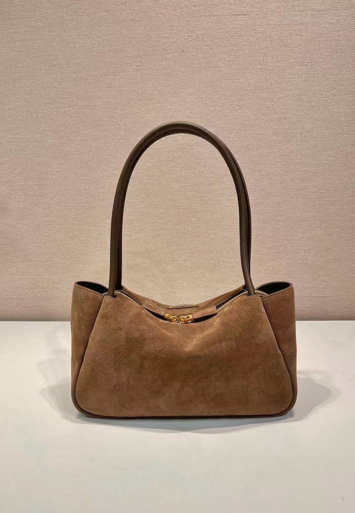 Prada 26s Medium Darling Brown Suede