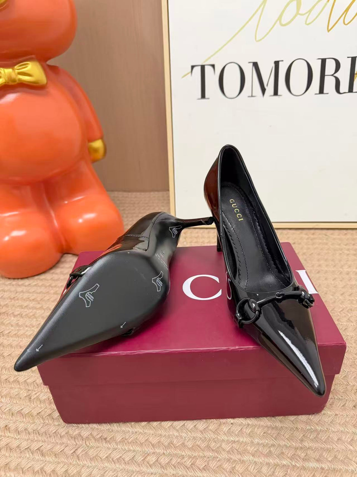 GG 26s Donna Pumps Black Patent 643400