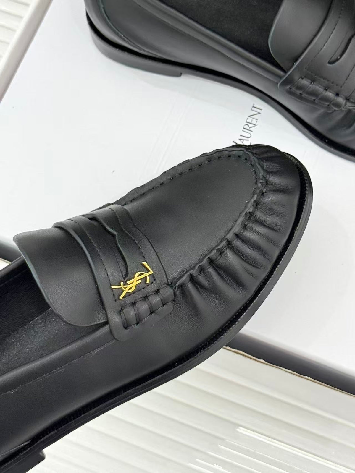 YSL 2026 Loafer Black Brown Leather