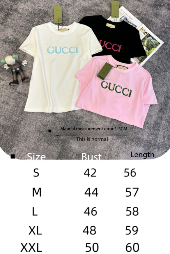 GG SS26 Short-Sleeve T-Shirt Logo Cotton 350664