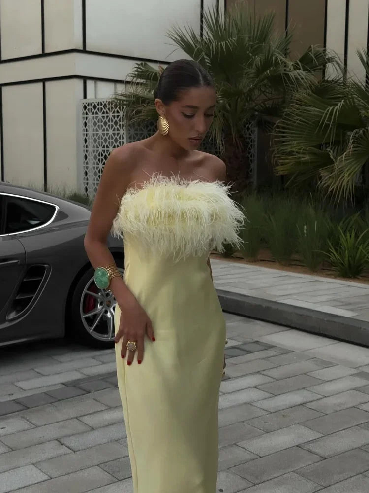 Robe Cocktail en Satin