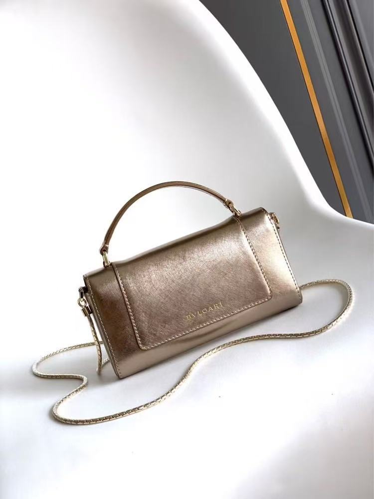 BVL Serpenti Forever Phone Case Gold Calfskin