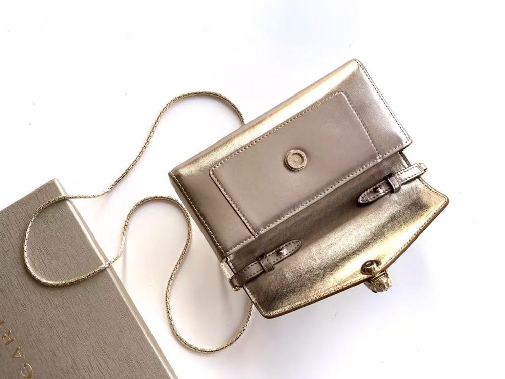 BVL Serpenti Forever Phone Case Gold Calfskin