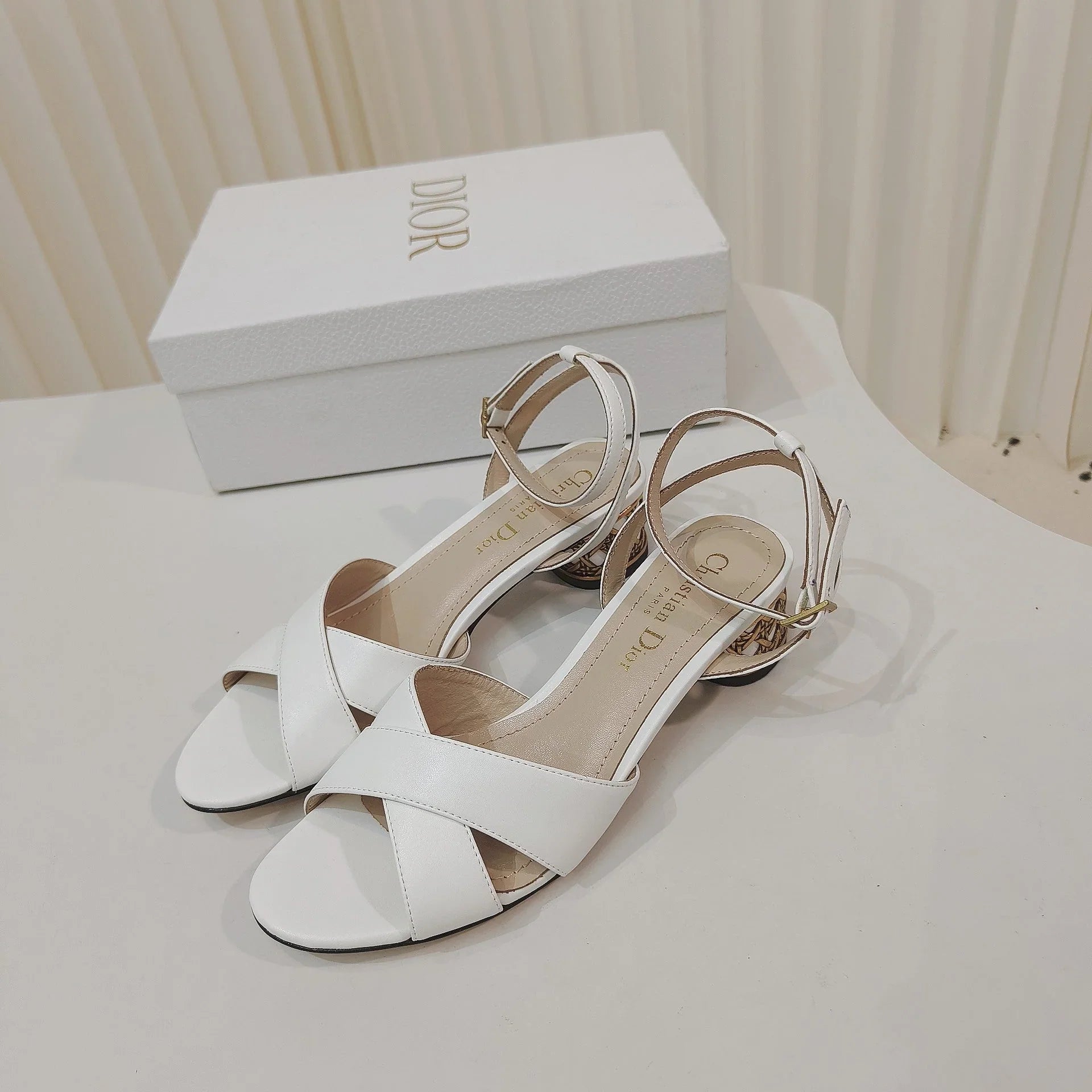 Dior 2026 Granville Heeled Sandal Lambskin 927498