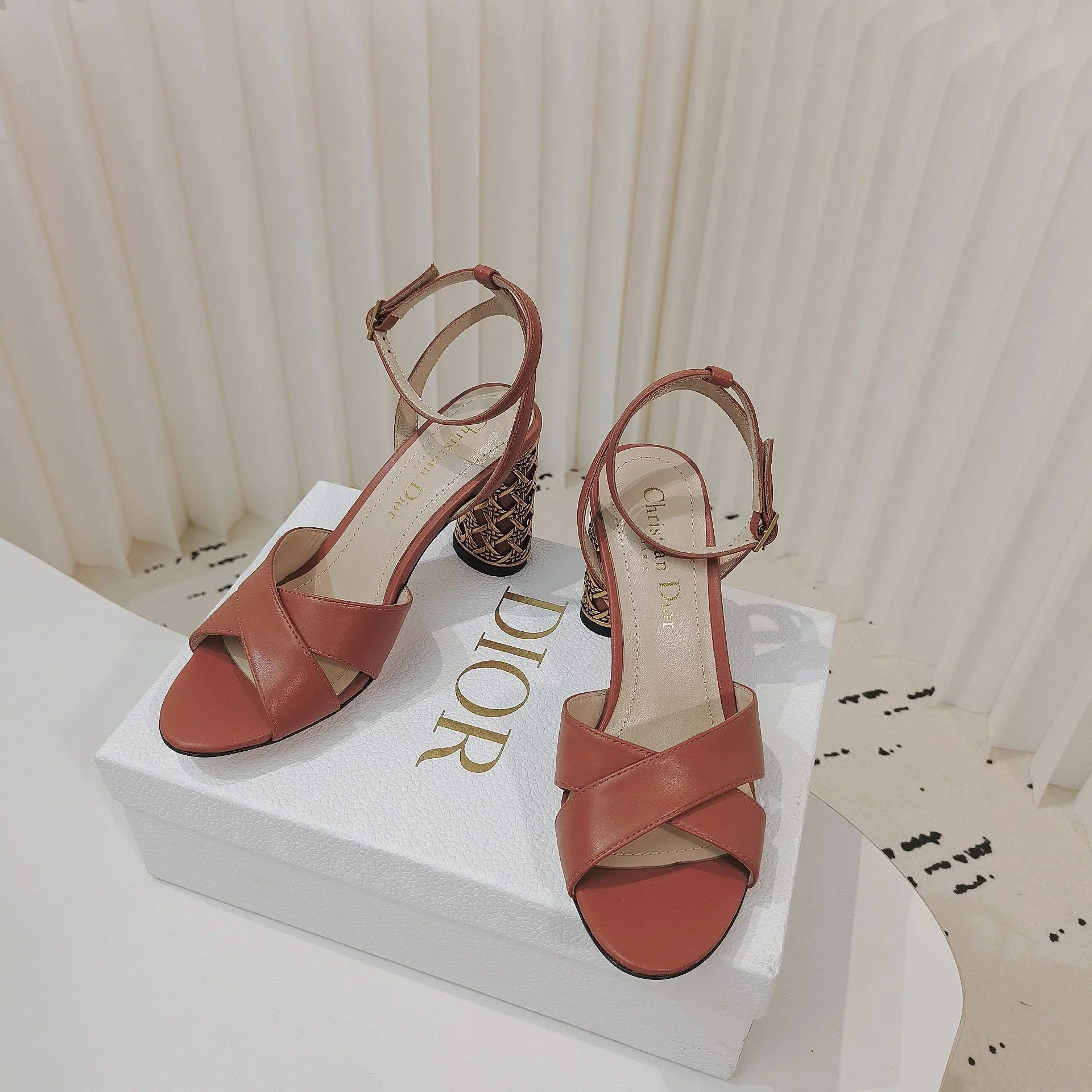Dior 2026 Granville Heeled Sandal Lambskin 927498