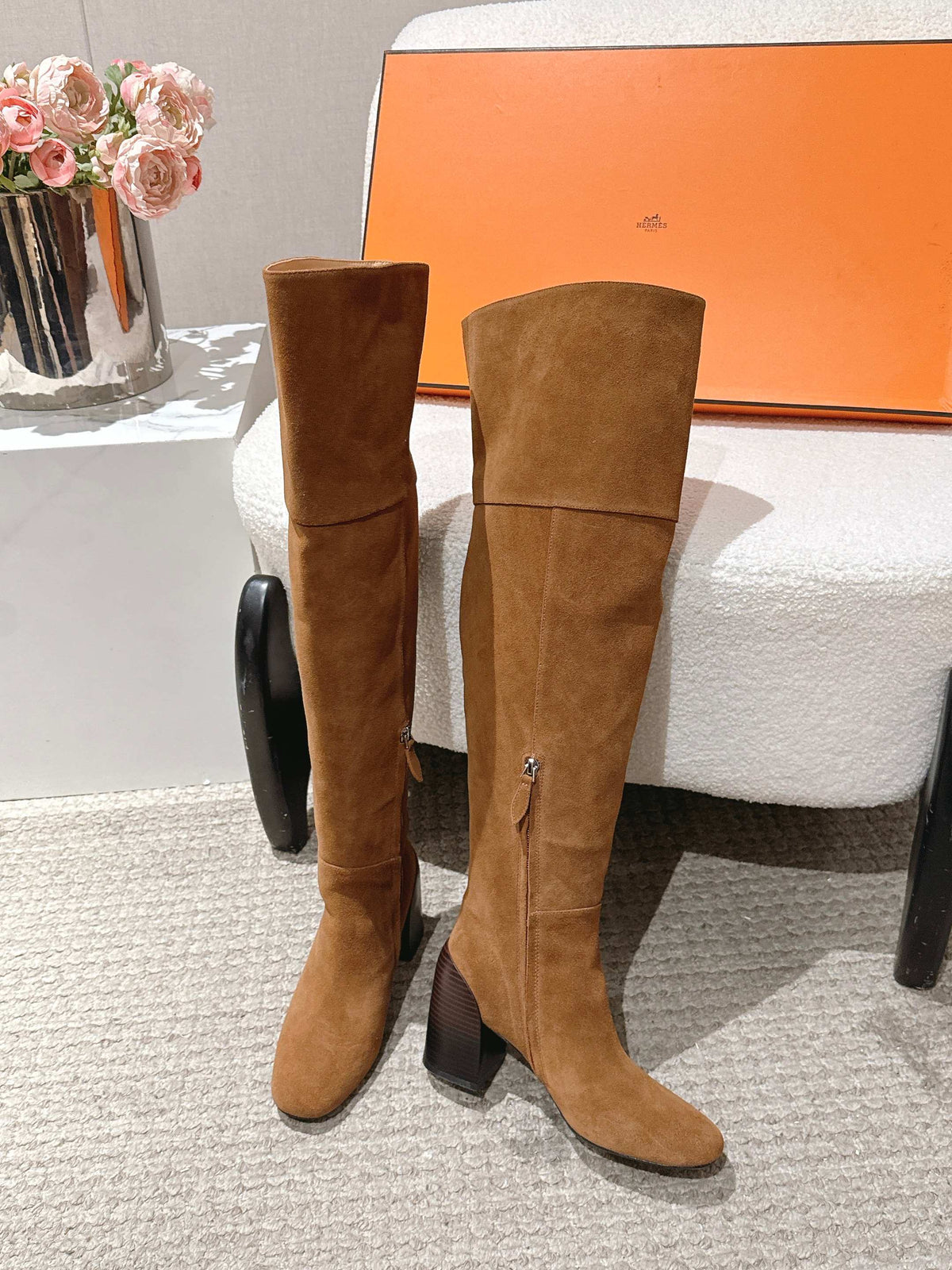 Hermes 26s Nalla High Boots 168289