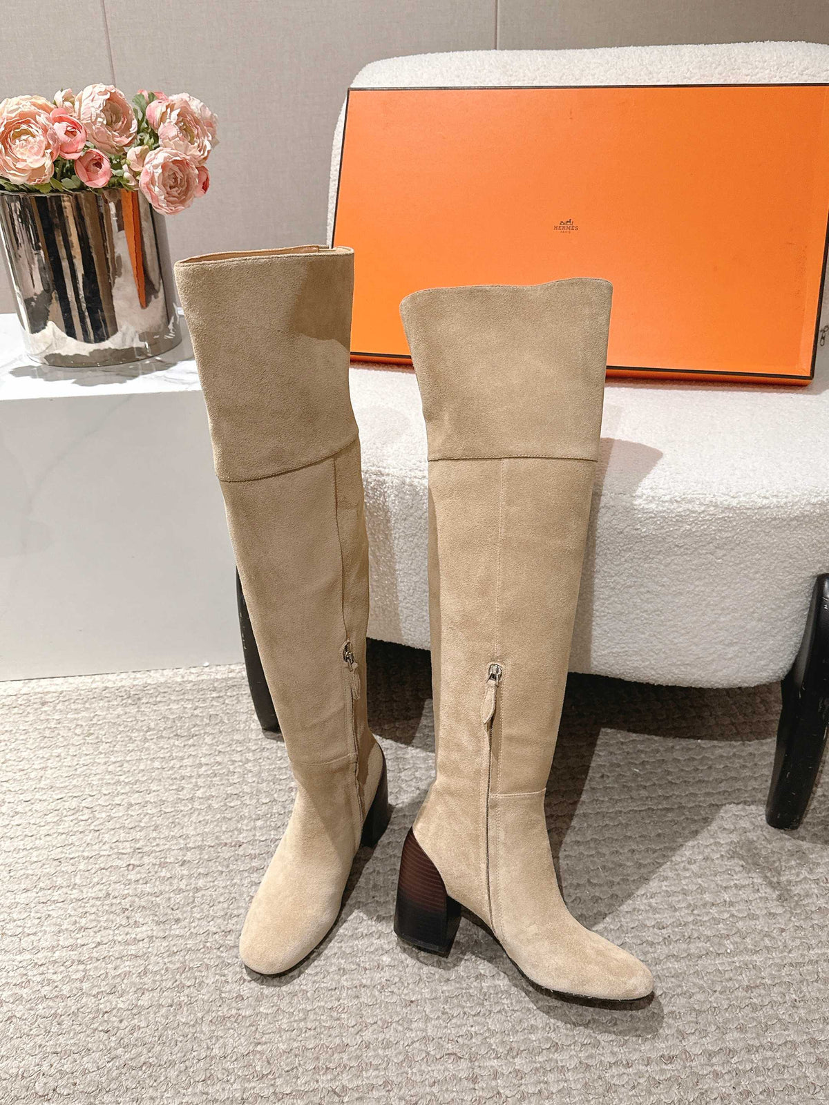 Hermes 26s Nalla High Boots 168289