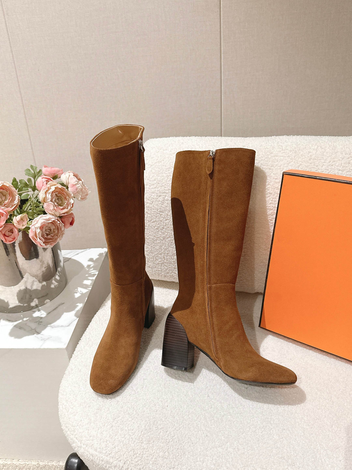Hermes 26s Lisiere High Boots 6cm 168294