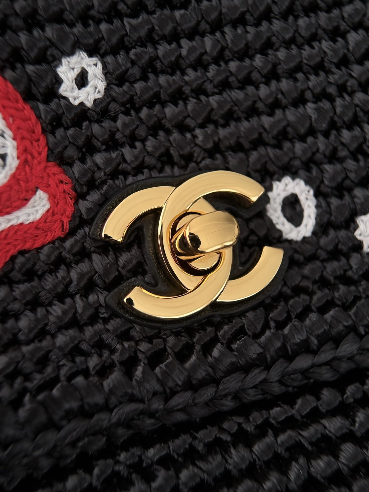 CC 26M Coco Beach CF 25cm Marine Charms Black Raffia 6089