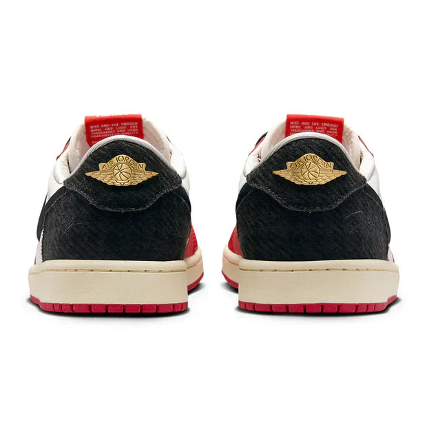 Trophy Room X Air Jordan 1 Retro White Red Black Suede Leather