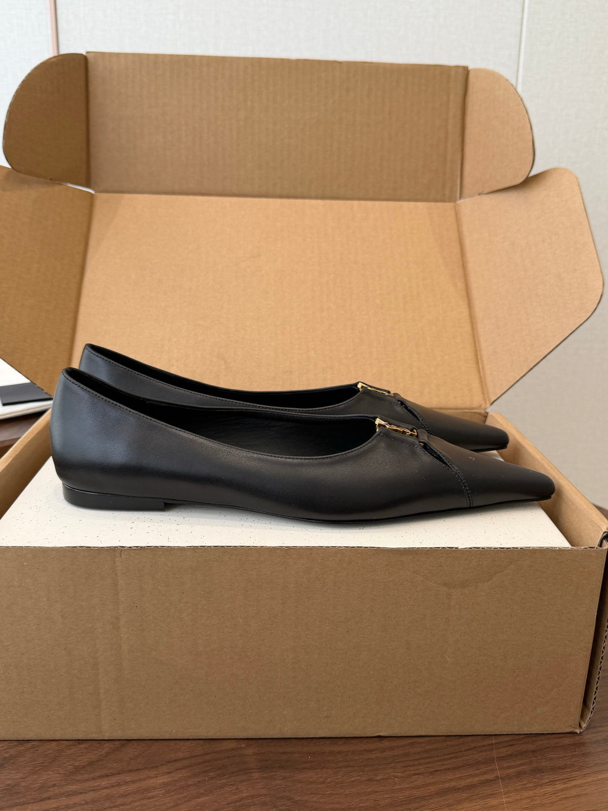 YSL Ballet Flat Laurent Sheepskin 158982